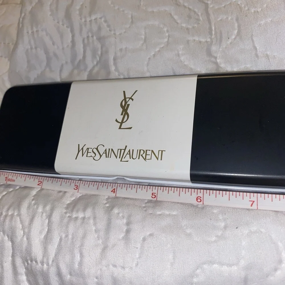Vintage Early YSL Metal Pencil case Yves‎ Saint Laurent  RARE!